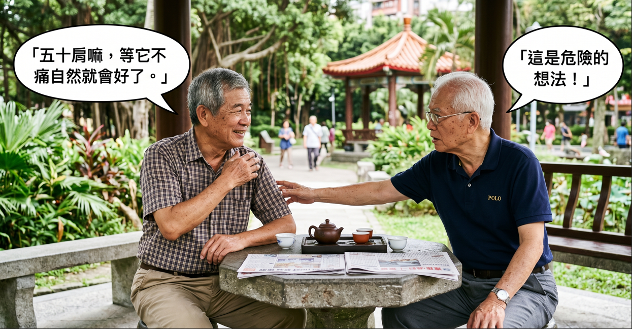 五十肩會自己好嗎？看哪一科？醫師教你2種復健運動與再生修復科技